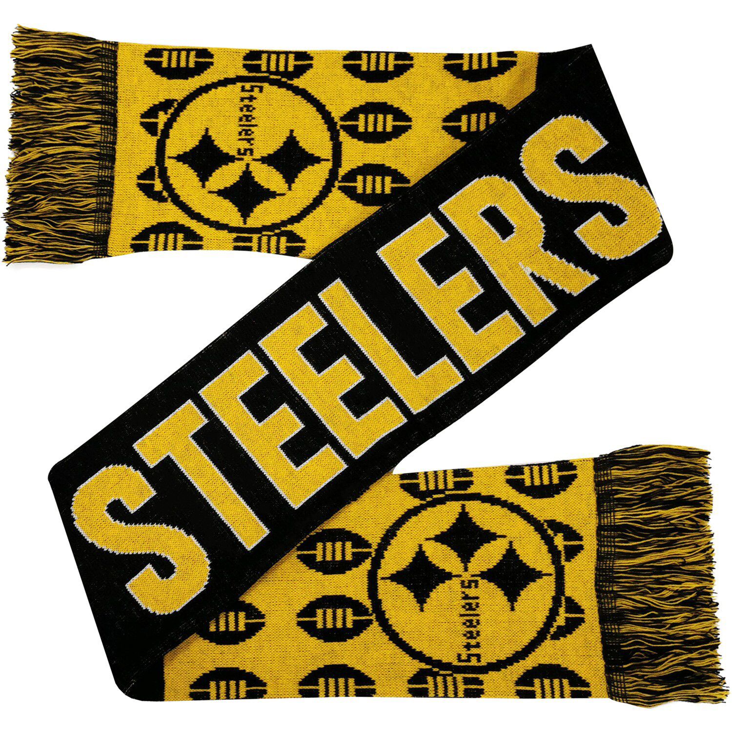 Foco Nfl Patches Style Pittsburgh Steelers Knitting Pattern Ugly