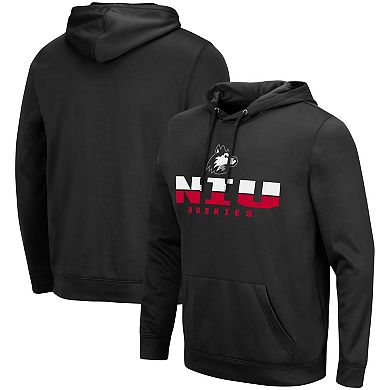 Men's Colosseum Black Northern Illinois Huskies Lantern Pullover Hoodie