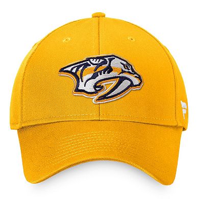 Men's Fanatics Branded Gold Nashville Predators Core Adjustable Hat