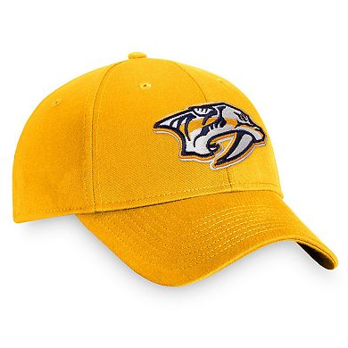 Men's Fanatics Branded Gold Nashville Predators Core Adjustable Hat