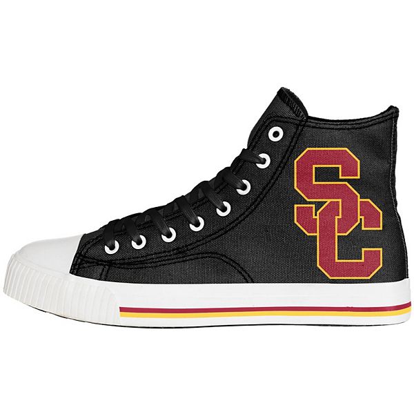 Men's FOCO USC Trojans Big Logo High Top Canvas Shoes