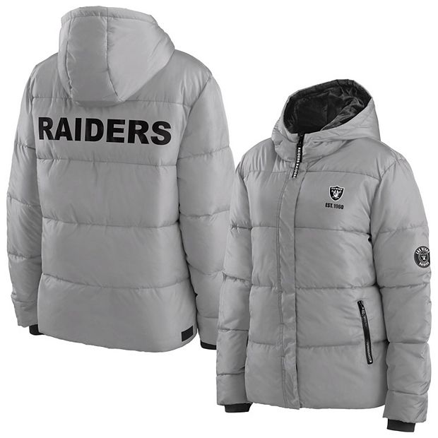 Wear by Erin Andrews Women's Las Vegas Raiders Full-Zip Bomber Jacket