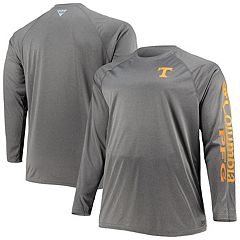 Men's Columbia Tennessee Orange Tennessee Volunteers Terminal Shot  Omni-Shade Omni-Wick Long Sleeve T-Shirt