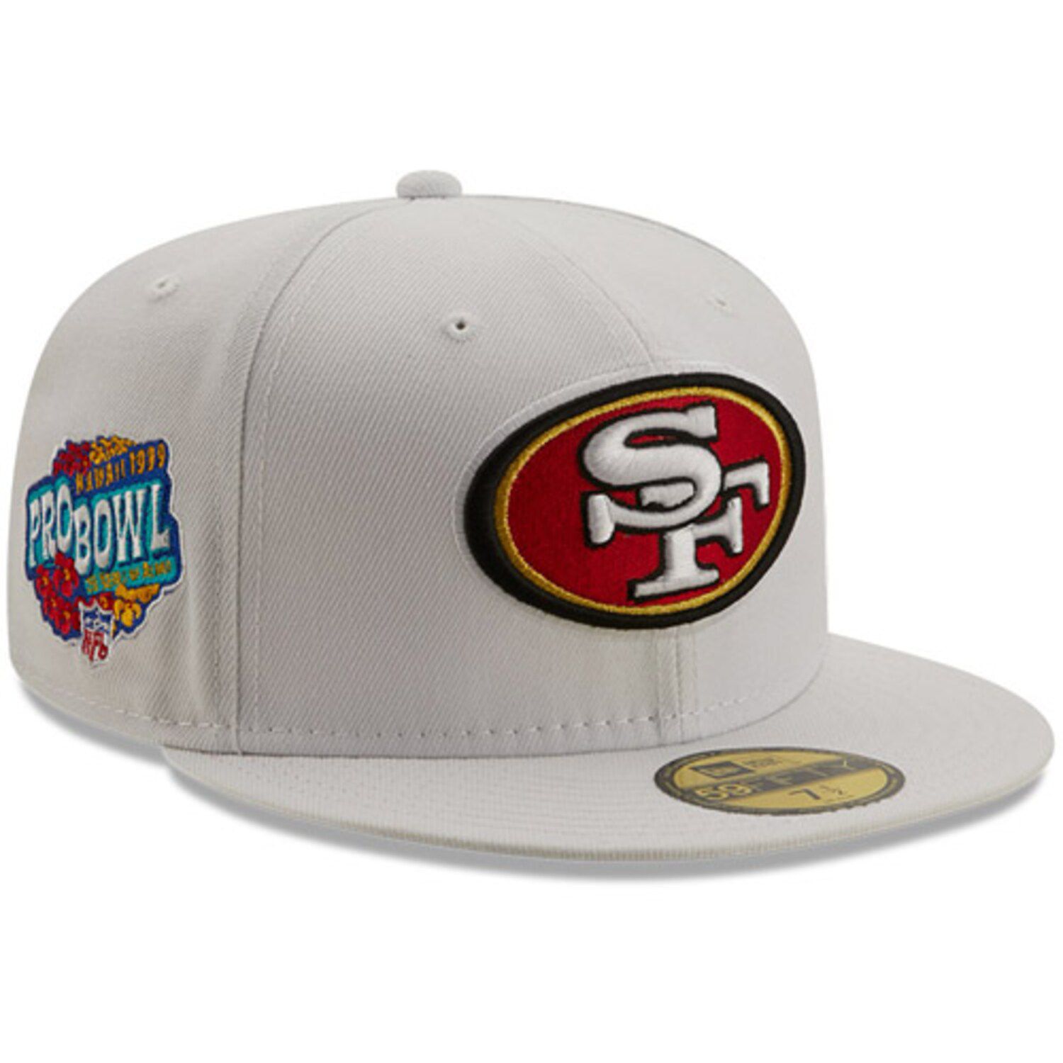 Men's New Era Cream/Scarlet San Francisco 49ers 2023 Sideline Historic  39THIRTY Flex Hat 