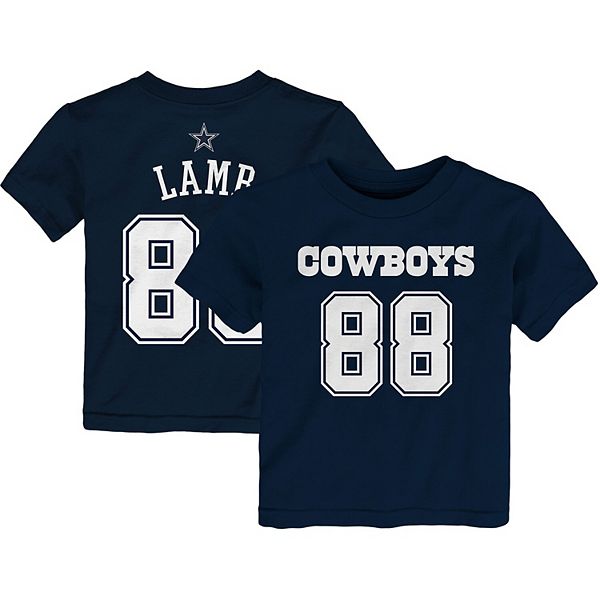 Dallas Cowboys Home Name & Number T-Shirt - CeeDee Lamb - Mens