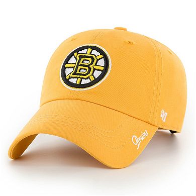 Women's '47 Gold Boston Bruins Team Miata Clean Up Adjustable Hat