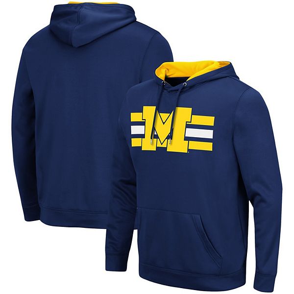 pint Logisk Idol Men's Colosseum Navy Michigan Wolverines Lighthouse Pullover Hoodie