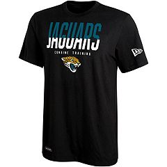 New Era Men's Heathered Black Jacksonville Jaguars Team Brushed Hoodie  T-shirt