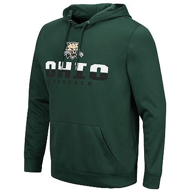 Men's Colosseum Green Ohio Bobcats Lantern Pullover Hoodie