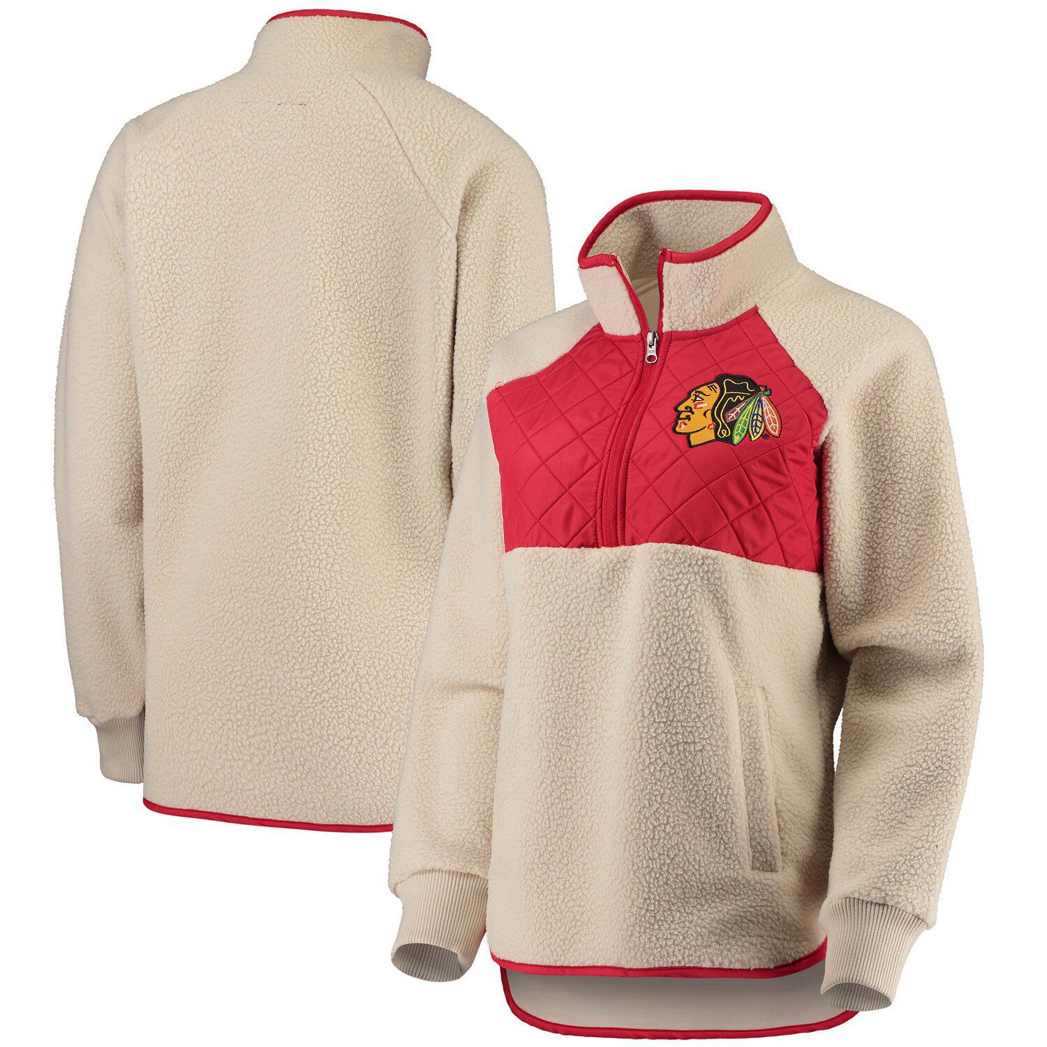 Women's Fanatics Branded Black Chicago Blackhawks Authentic Pro Scuba Full-Zip Hoodie