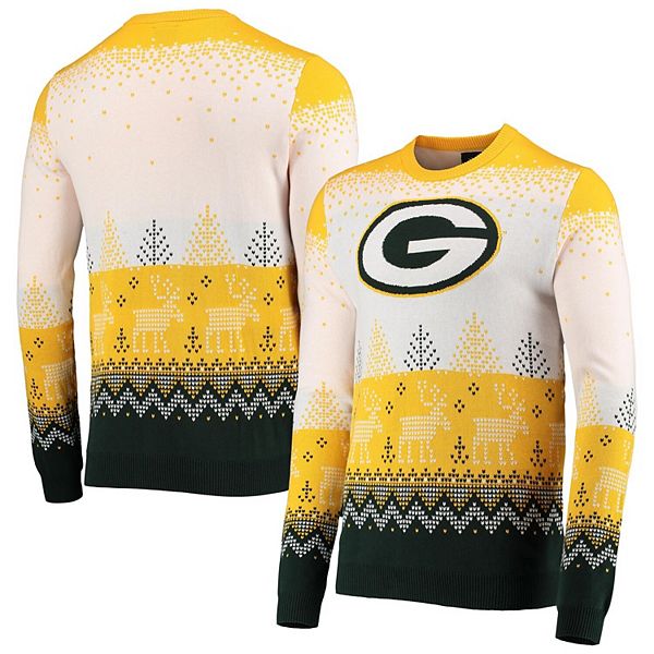 FOCO Men's NFL Green Bay Packers Ugly Printed Sweater