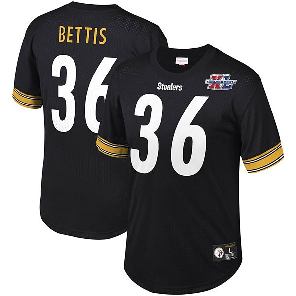 Men's Mitchell & Ness Jerome Bettis Black Pittsburgh Steelers