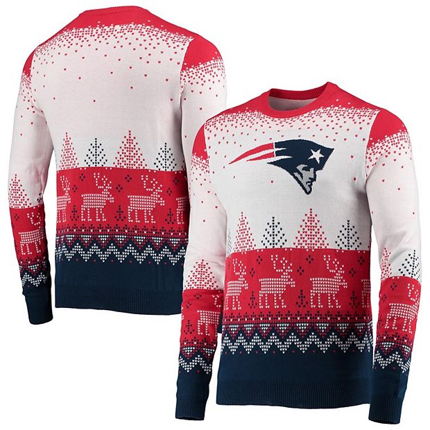 New England Patriots Dog Family Holiday Sweater FOCO