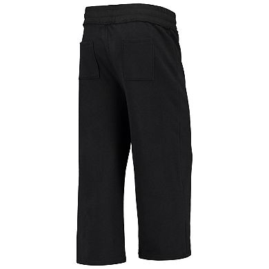 Women's Junk Food Black Las Vegas Raiders Cropped Pants