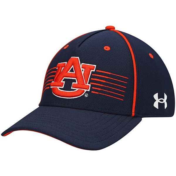 Men's Under Armour Navy Auburn Tigers Baseball Flex Fit Hat