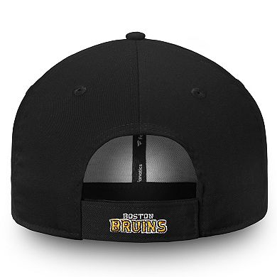 Men's Fanatics Branded Black Boston Bruins Core Adjustable Hat