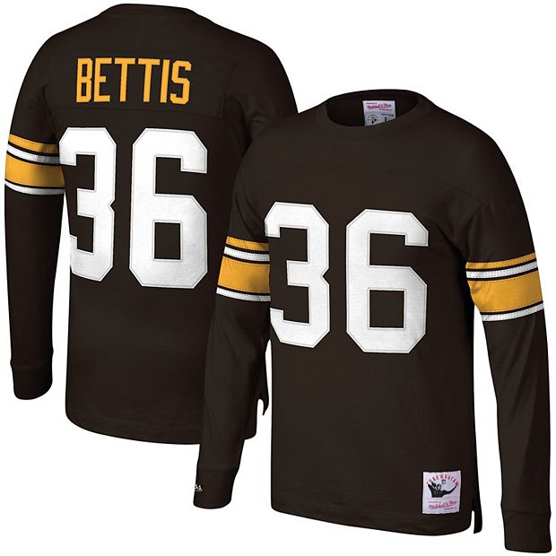 Men's Mitchell & Ness Jerome Bettis Black Pittsburgh Steelers