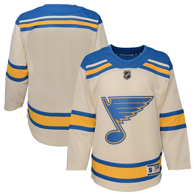 Youth Cream St. Louis Blues 2022 Winter Classic Premier Jersey