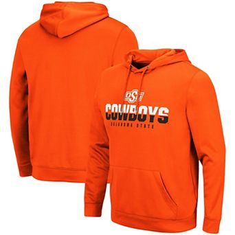 Men's Colosseum Orange Oklahoma State Cowboys Lantern Pullover Hoodie