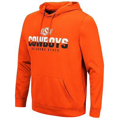 Men's Colosseum Orange Oklahoma State Cowboys Lantern Pullover Hoodie