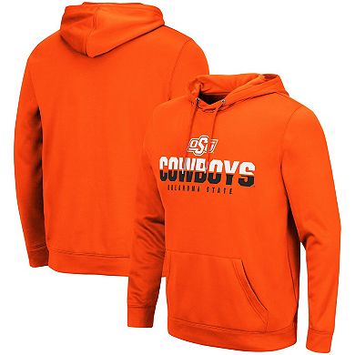 Men's Colosseum Orange Oklahoma State Cowboys Lantern Pullover Hoodie