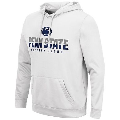 Men's Colosseum White Penn State Nittany Lions Lantern Pullover Hoodie