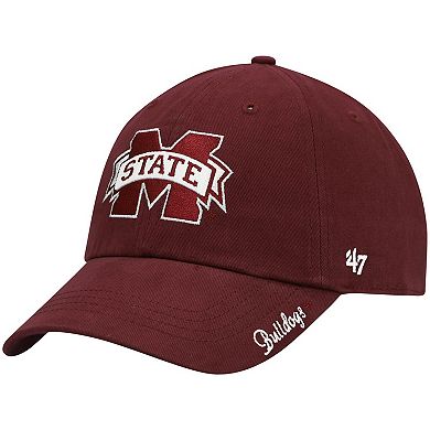 Women's '47 Maroon Mississippi State Bulldogs Miata Clean Up Logo Adjustable Hat