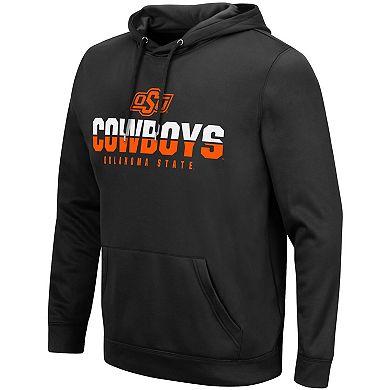 Men's Colosseum Black Oklahoma State Cowboys Lantern Pullover Hoodie