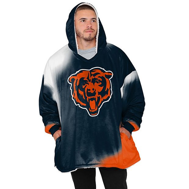 Chicago Bears Womens Gray Woven Hoodie FOCO