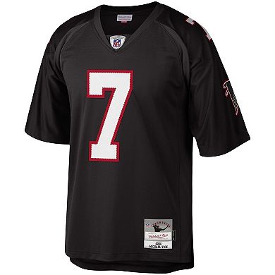 Men's Mitchell & Ness Michael Vick Black Atlanta Falcons Legacy Replica Jersey