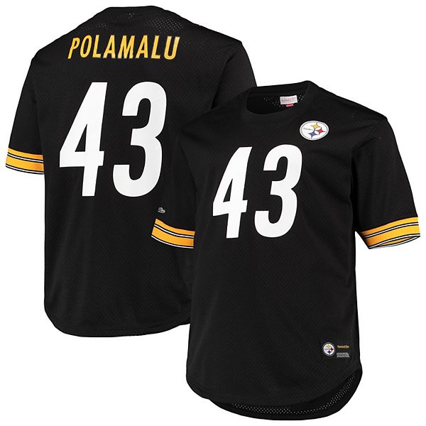 Mitchell Ness Men's Mitchell Ness Troy Polamalu Black