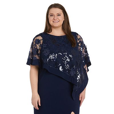 embroidered poncho dress Pink Embroidered Poncho Palazzo Suit main image 1