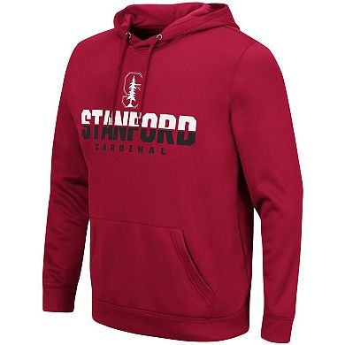 Men's Colosseum Cardinal Stanford Cardinal Lantern Pullover Hoodie