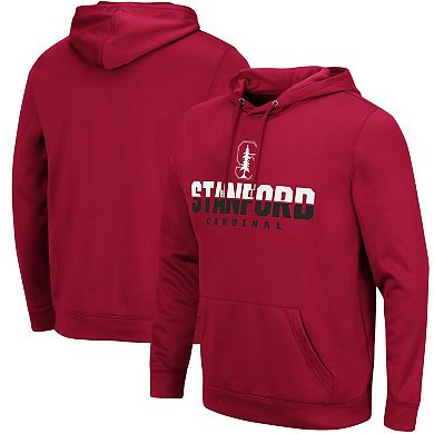 Men's Colosseum Cardinal Stanford Cardinal Lantern Pullover Hoodie