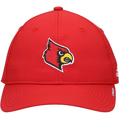 Women's adidas Red Louisville Cardinals 2021 Sideline Elastic AEROREADY Flex Hat