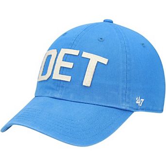 Women's '47 Blue Detroit Lions Finley Clean Up Adjustable Hat