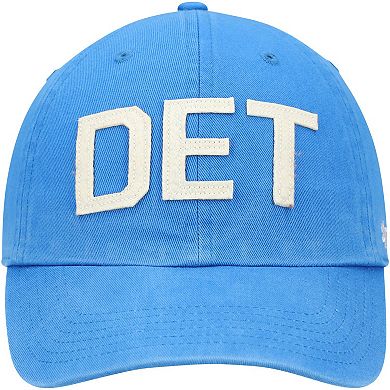 Women's '47 Blue Detroit Lions Finley Clean Up Adjustable Hat