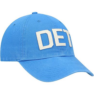 Women's '47 Blue Detroit Lions Finley Clean Up Adjustable Hat