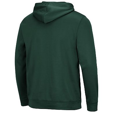 Men's Colosseum Green Tulane Green Wave Lantern Pullover Hoodie