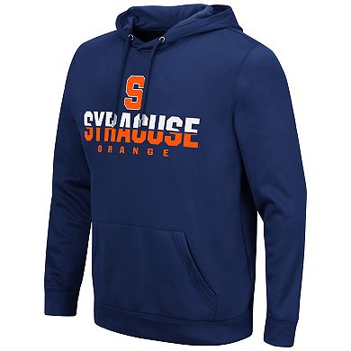 Men's Colosseum Navy Syracuse Orange Lantern Pullover Hoodie