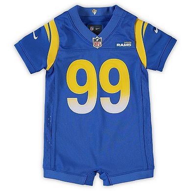 Infant Nike Aaron Donald Royal Los Angeles Rams Game Romper Jersey