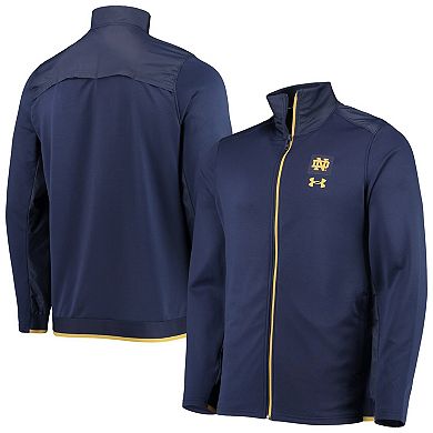 Men's Under Armour Navy Notre Dame Fighting Irish 2021 Sideline Command Full-Zip Jacket