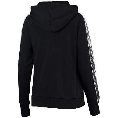 Women's G-III 4Her by Carl Banks Black Chicago White Sox Game Changer Raglan Full-Zip Hoodie
