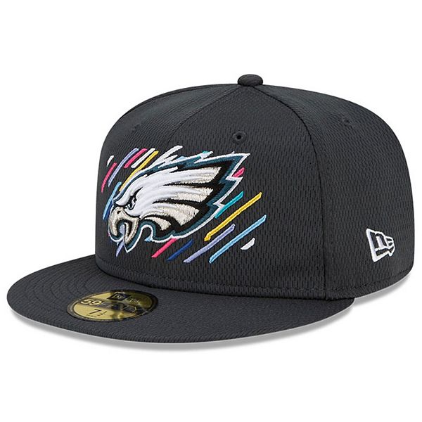 New Era Mens Philadelphia Eagles Cap Hat Crucial Catch Cancer NFL Football  100th