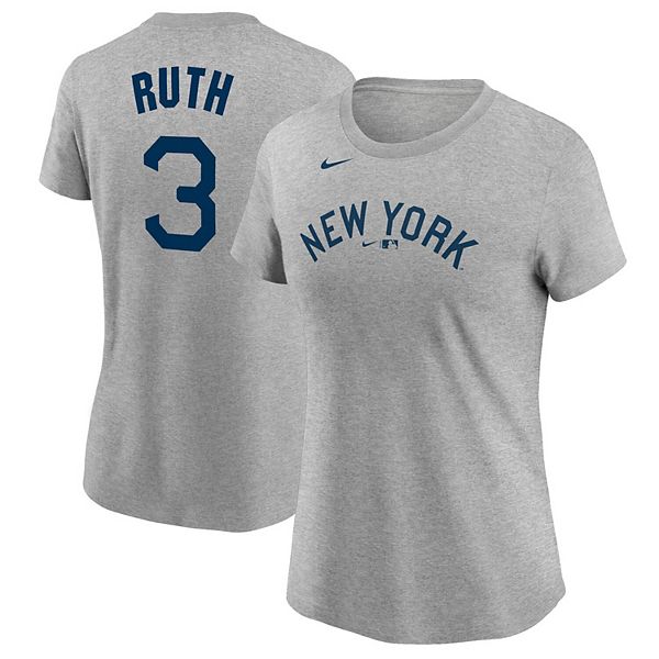 Nike Men's Nike Babe Ruth Heathered Gray New York Yankees