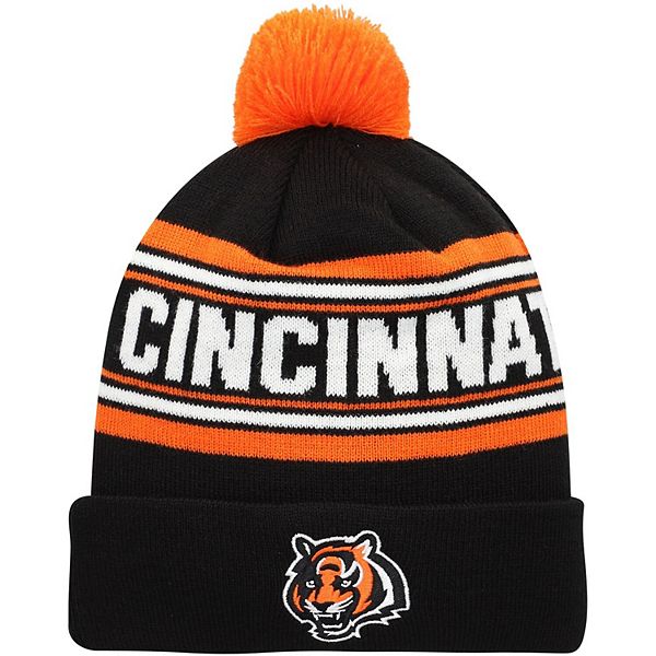 Youth Black Cincinnati Bengals Basic Cuffed Knit Hat