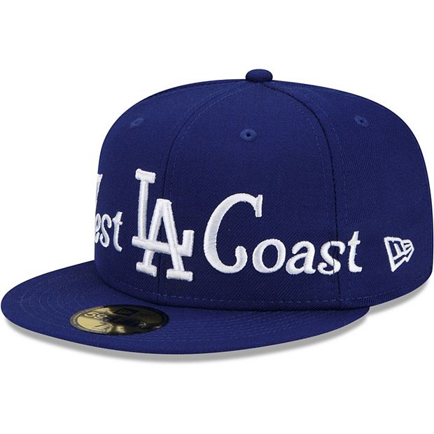 Men's New Era Royal Los Angeles Dodgers White Logo 59FIFTY Fitted Hat