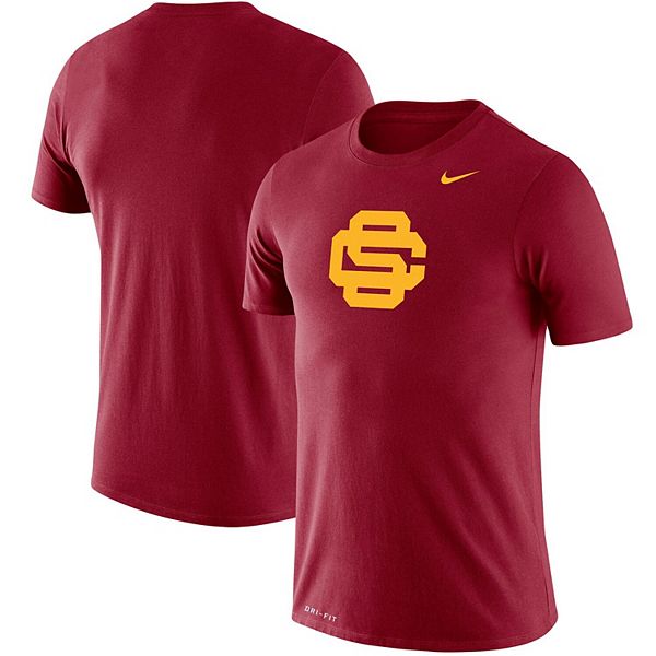 Men's Nike Cardinal USC Trojans School Logo Legend Performance T-Shirt