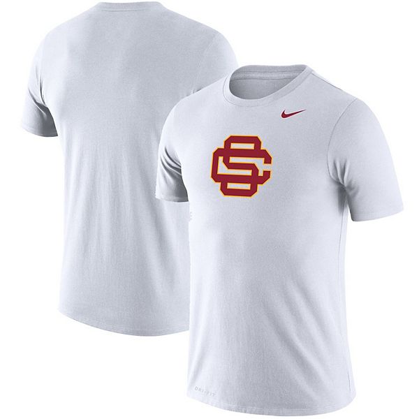 Men's Nike White USC Trojans School Logo Legend Performance T-Shirt
