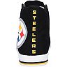 Men's FOCO Pittsburgh Steelers Big Logo High Top Canvas Shoes